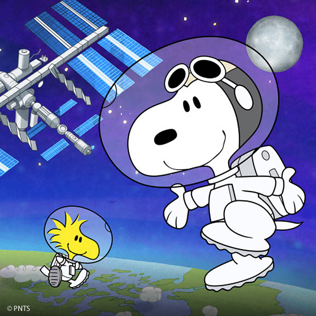 snoopy space plush